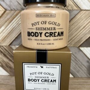Beekman 1802 Pot of Gold Shimmer Body Cream - 8 oz